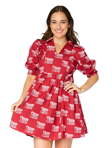 SS SOONERS Poplin DRESS