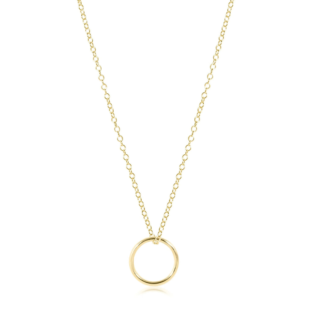 ENewton HALO CHARM Mixed Metal Sterling Gold Necklace