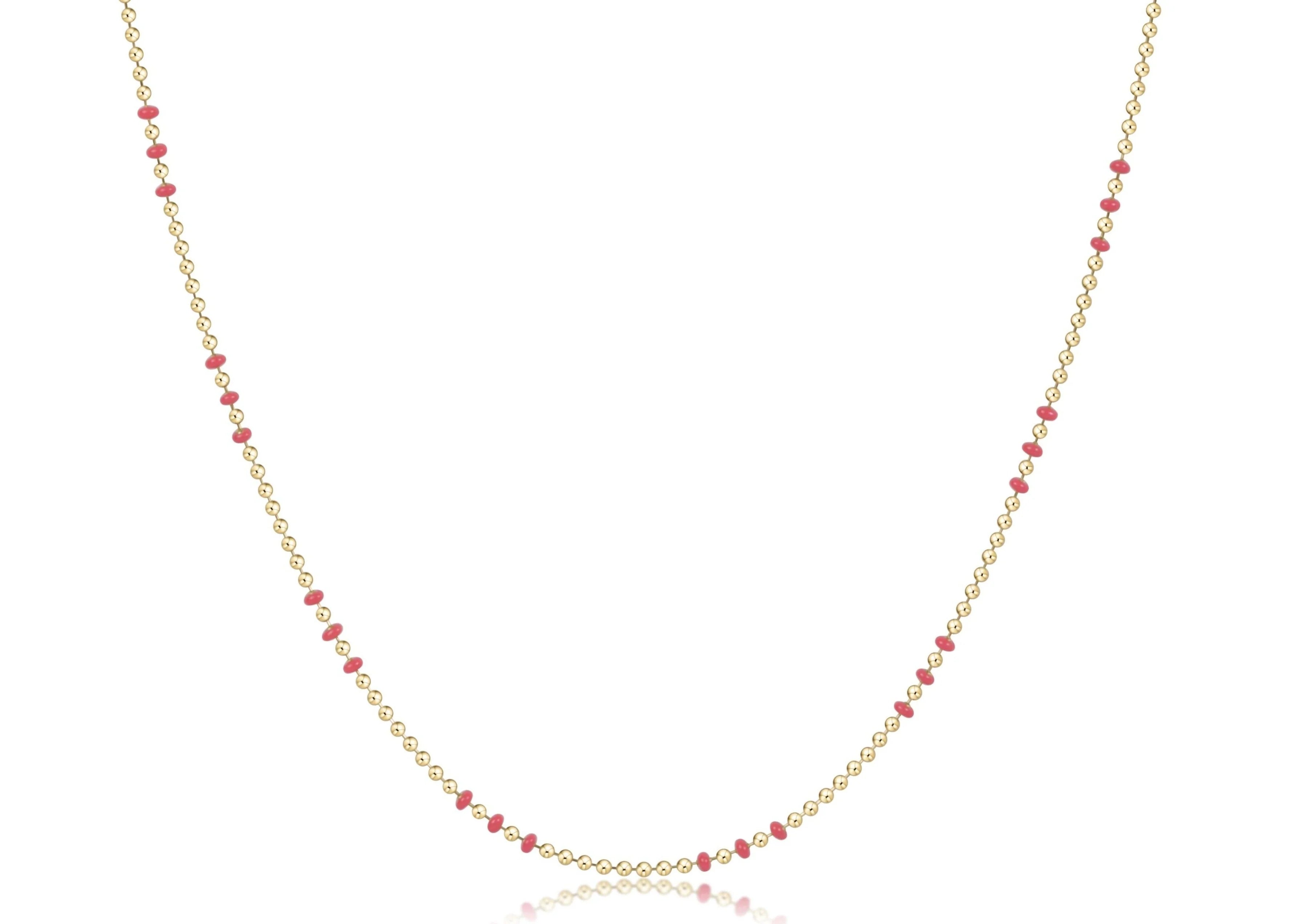 ENewton 15” Choker Hope Joy- Bright Pink Necklace