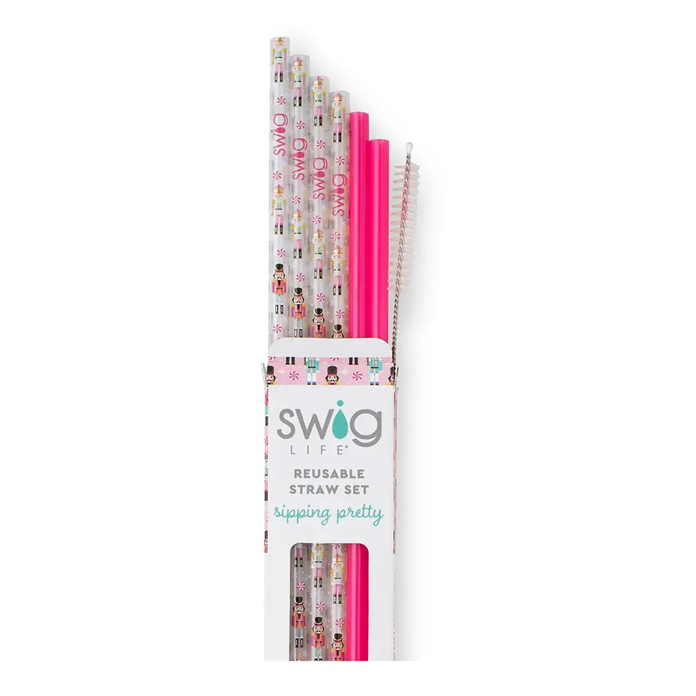 Swig Straws (6 per package + Cleaning Brush)