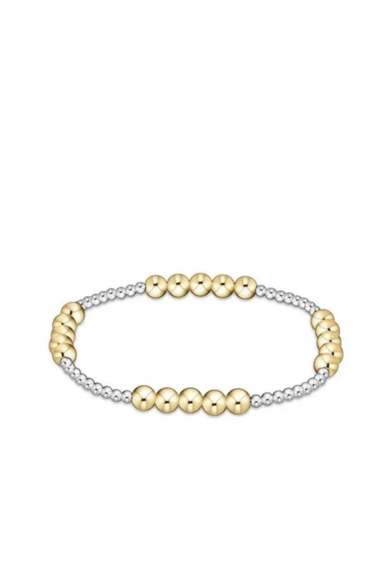 Enewton CLASSIC MixMetal BLISSFUL 2mm/4mm Bead Bracelet