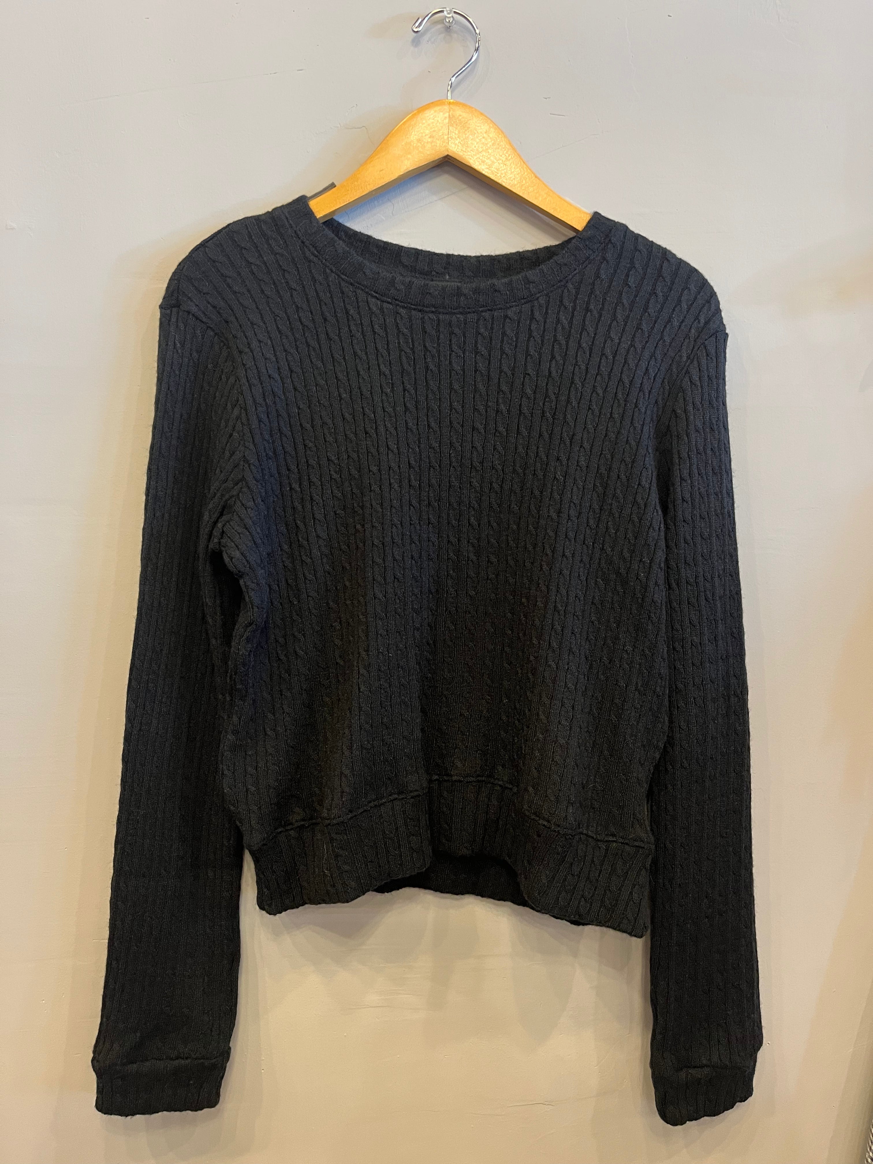 *BOBI CableKnit UNKNOWN CrewNeck Sweater