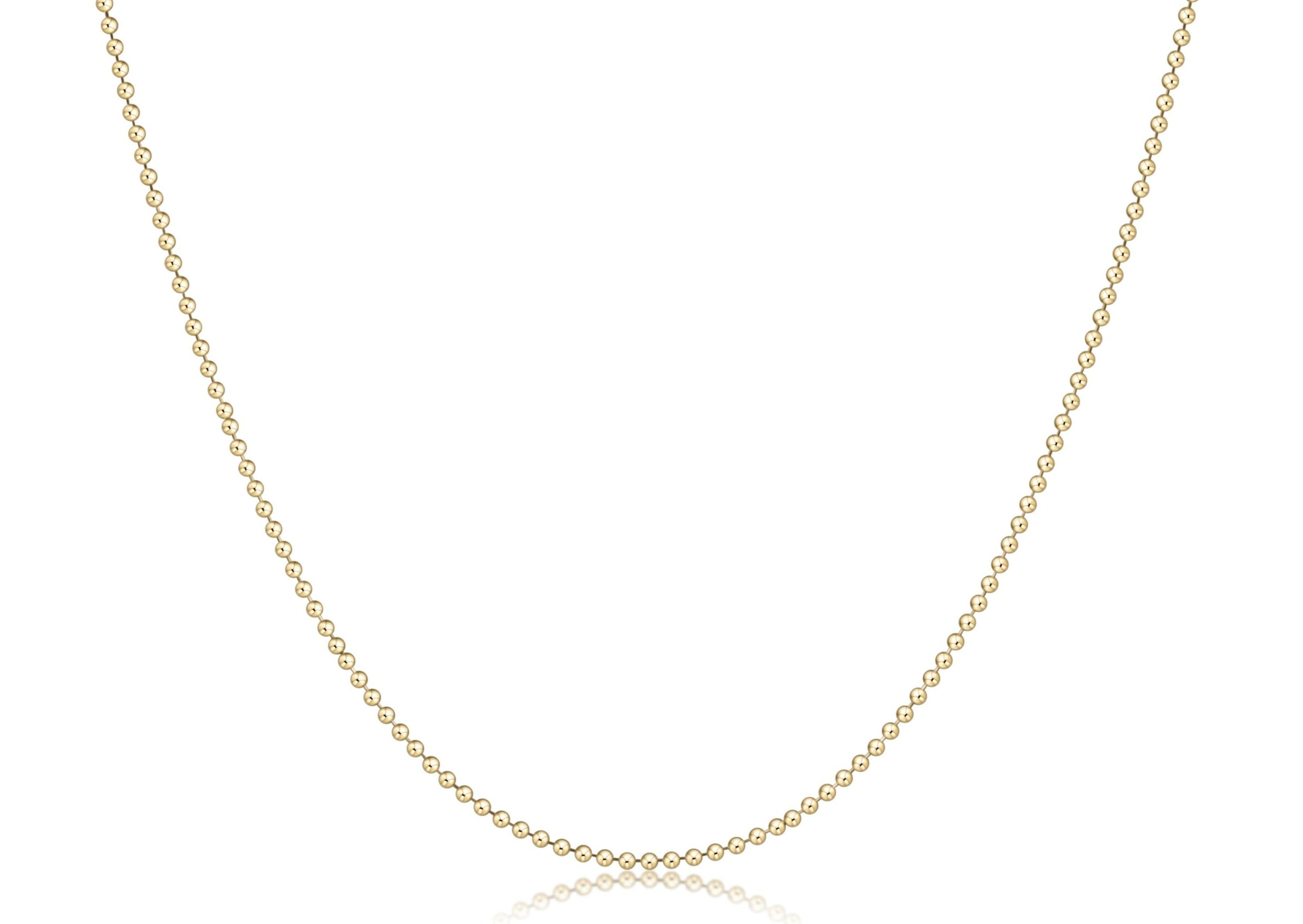ENEWTON Choker CLASSIC Beaded 4mm Chain -Gold
