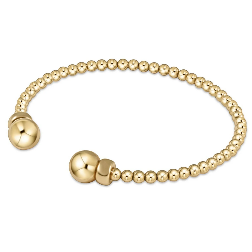 ENewton Classic GOLD 3mm Bead Cuff