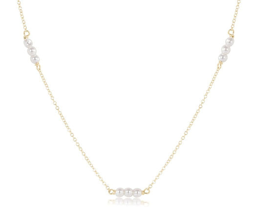 ENEWTON Choker JOY SIMPLICITY Chain Gold 3MM PEARL