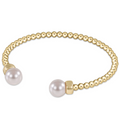 ENewton Classic Gold PEARL 3mm Bead Cuff