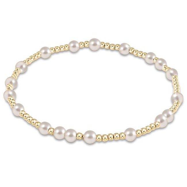 ENEWTON 4mm HOPE UNWRITTEN Bead Bracelet Pearl