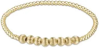 ENEWTON Beaded DIGNITY BLISS Bead Bracelet 5mm Gold