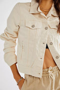 FREE PEOPLE Denim RUMORS Jacket
