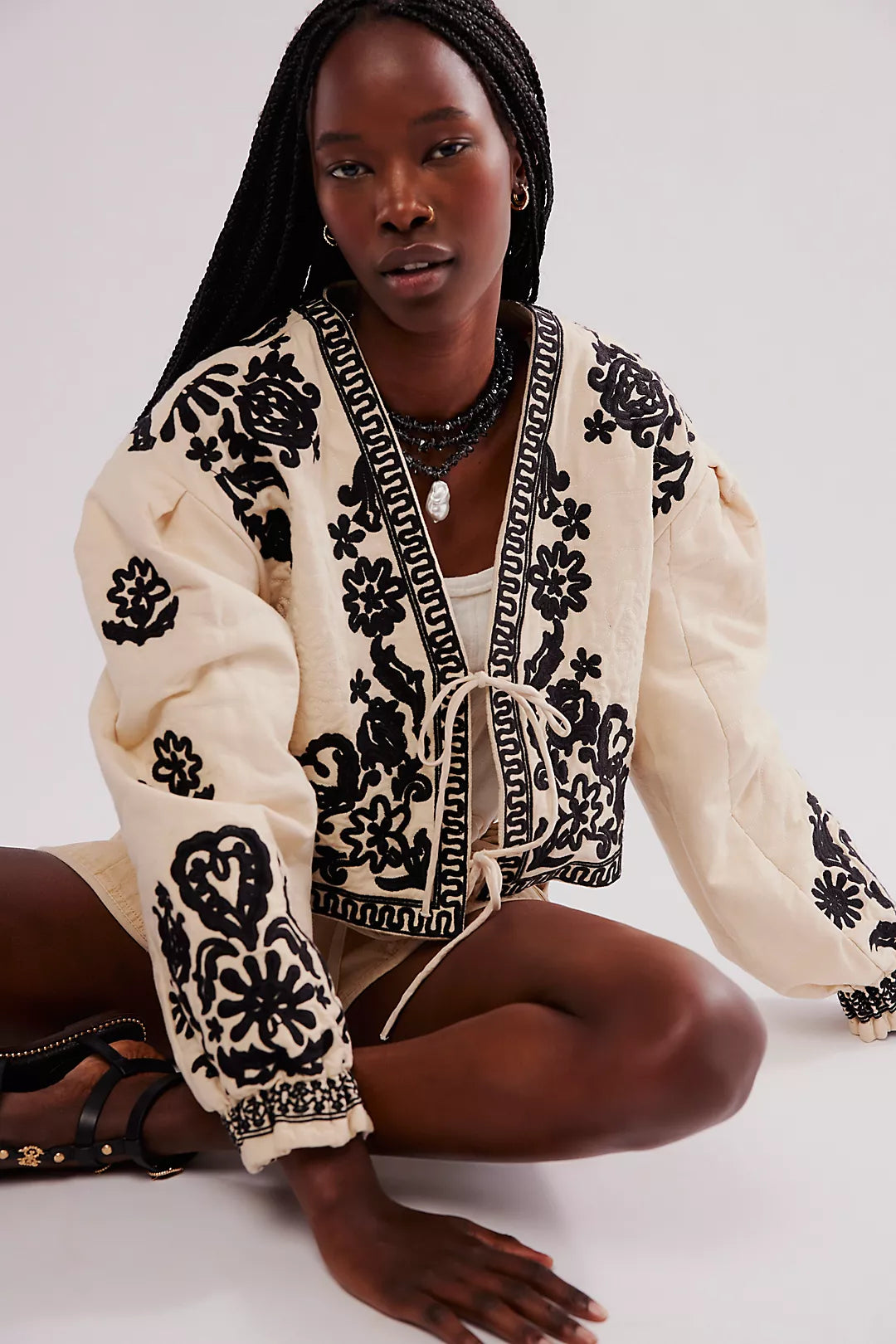 FREE PEOPLE Quilted BALI-MABEL Jacket