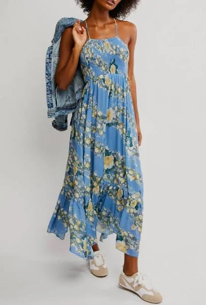 FREE PEOPLE Printed HEAT WAVE Maxi