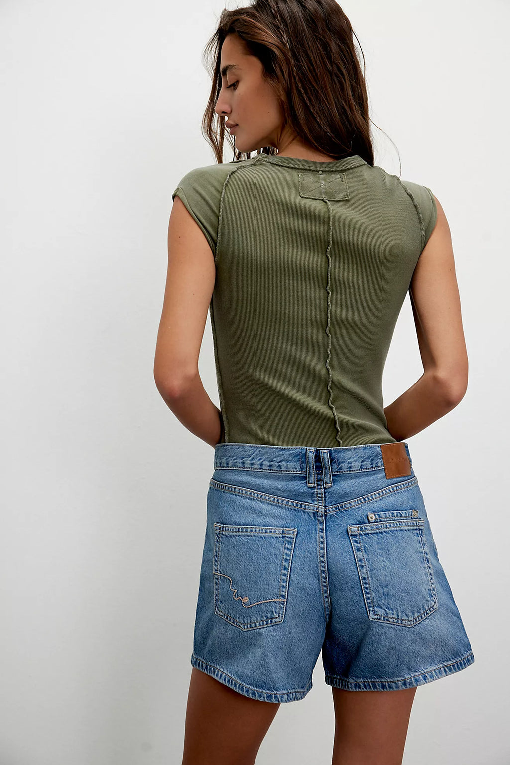 FREE PEOPLE Denim TIPPI Jean Shorts