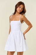 PRISTINE Fit and Flare Stretch Woven Dress