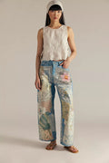 We The Free Illusions Printed Relaxed Jeans