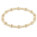 ENEWTON Hope Written Dignity 6mm Bead Bracelet - Gold