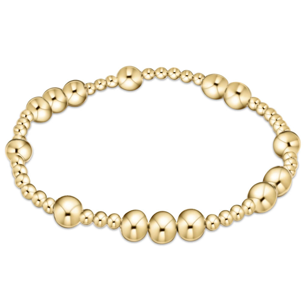 ENEWTON 6mm HOPE UNWRITTEN Bead Bracelet-Gold