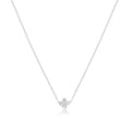ENEWTON 16" Small SIGNATURE CROSS Sterling Silver Gold Necklace