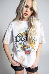 RECYCLED KARMA Tie-Dye COORS BANQUET Short Sleeve Tee