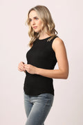 ANOTHER LOVE RibKnit CLEO CurveHem Tank Top