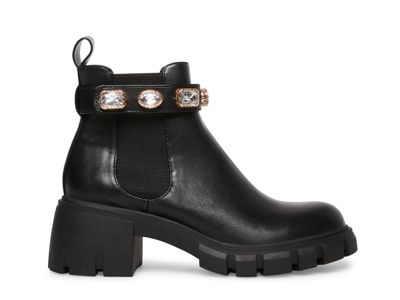 MADDEN GIRL Rhinestone HONEYY Embellished LugSole Bootie