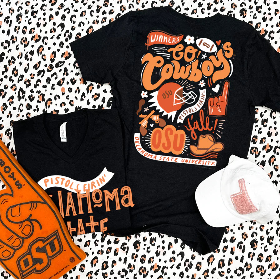 CALAMITY JANE Storyboard OSU V-Neck Tee