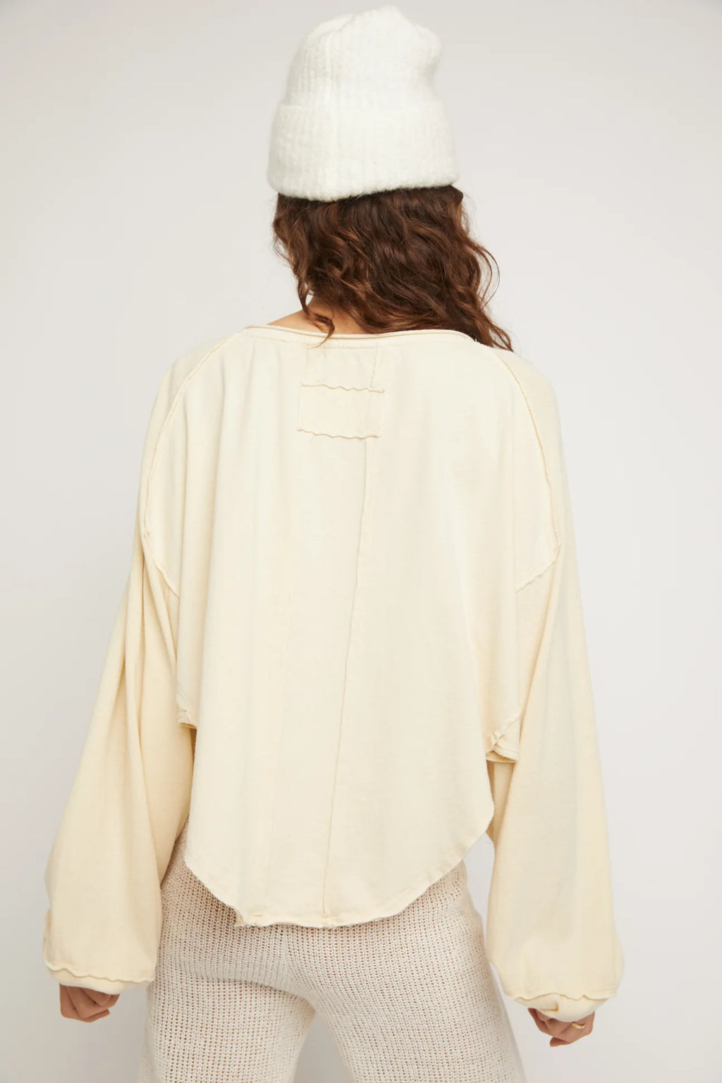 FREE PEOPLE RoundHem MELODI Henley TOP