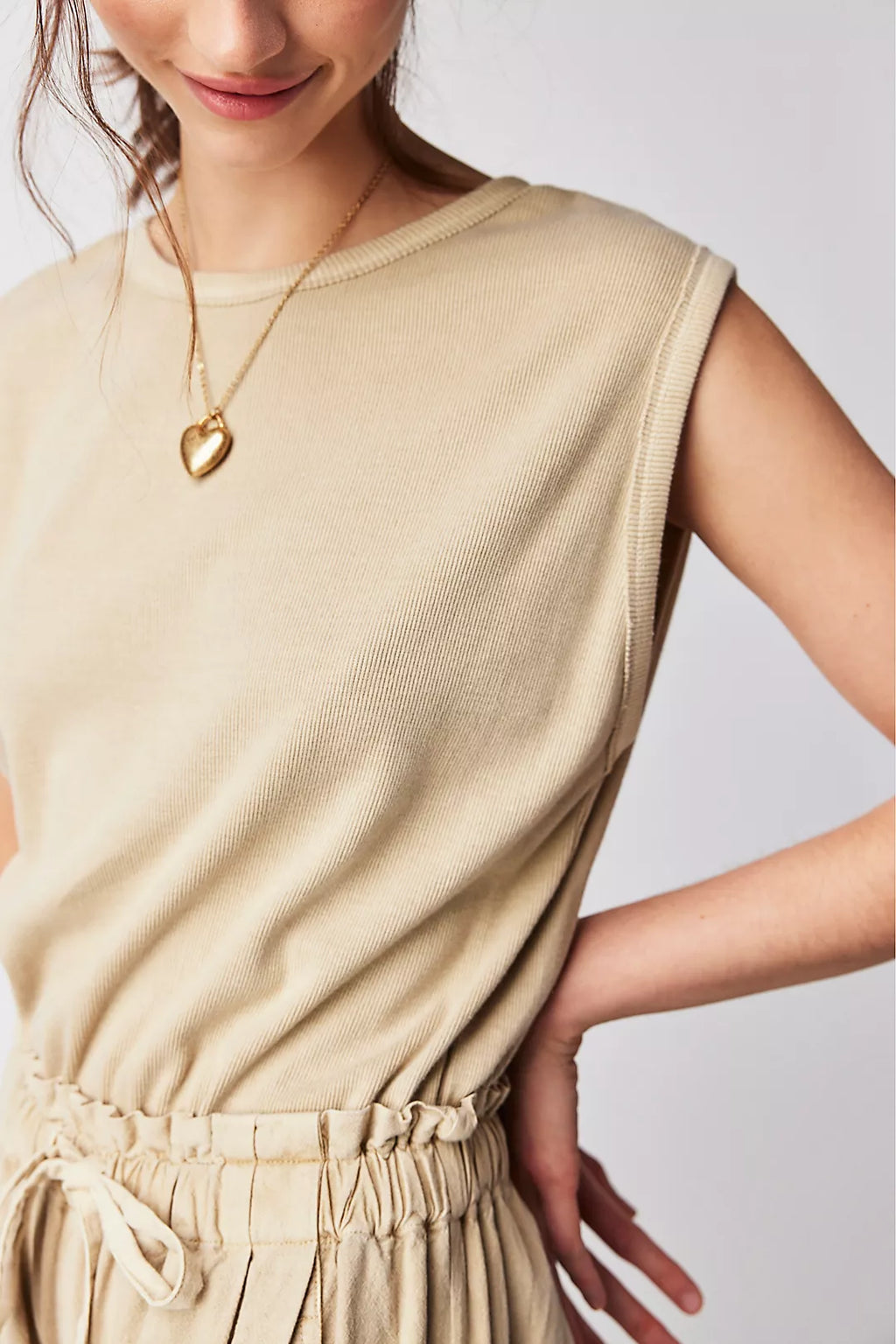 Free People MIXED MEDIA Jumpsuit