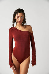 FREE PEOPLE OffShoulder THAT’S HOT Bodysuit