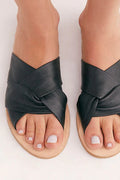 FREE PEOPLE Leather CrissCross RIO VISTA Slides