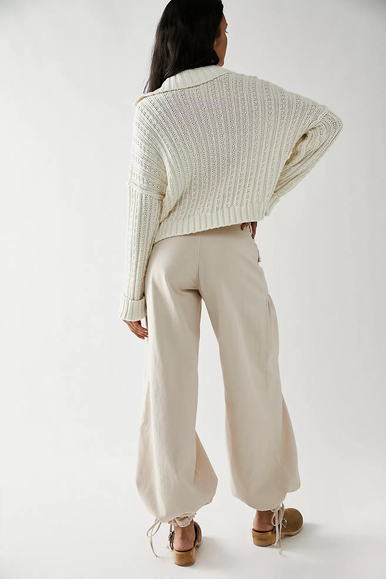 FREE PEOPLE WideLeg LOTUS DrawString Jeans