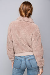 BOBI Cuddly Sherpa SENSA Zip Bomber Jacket