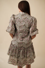 AUREUM Floral LYRICAL Shirt Dress