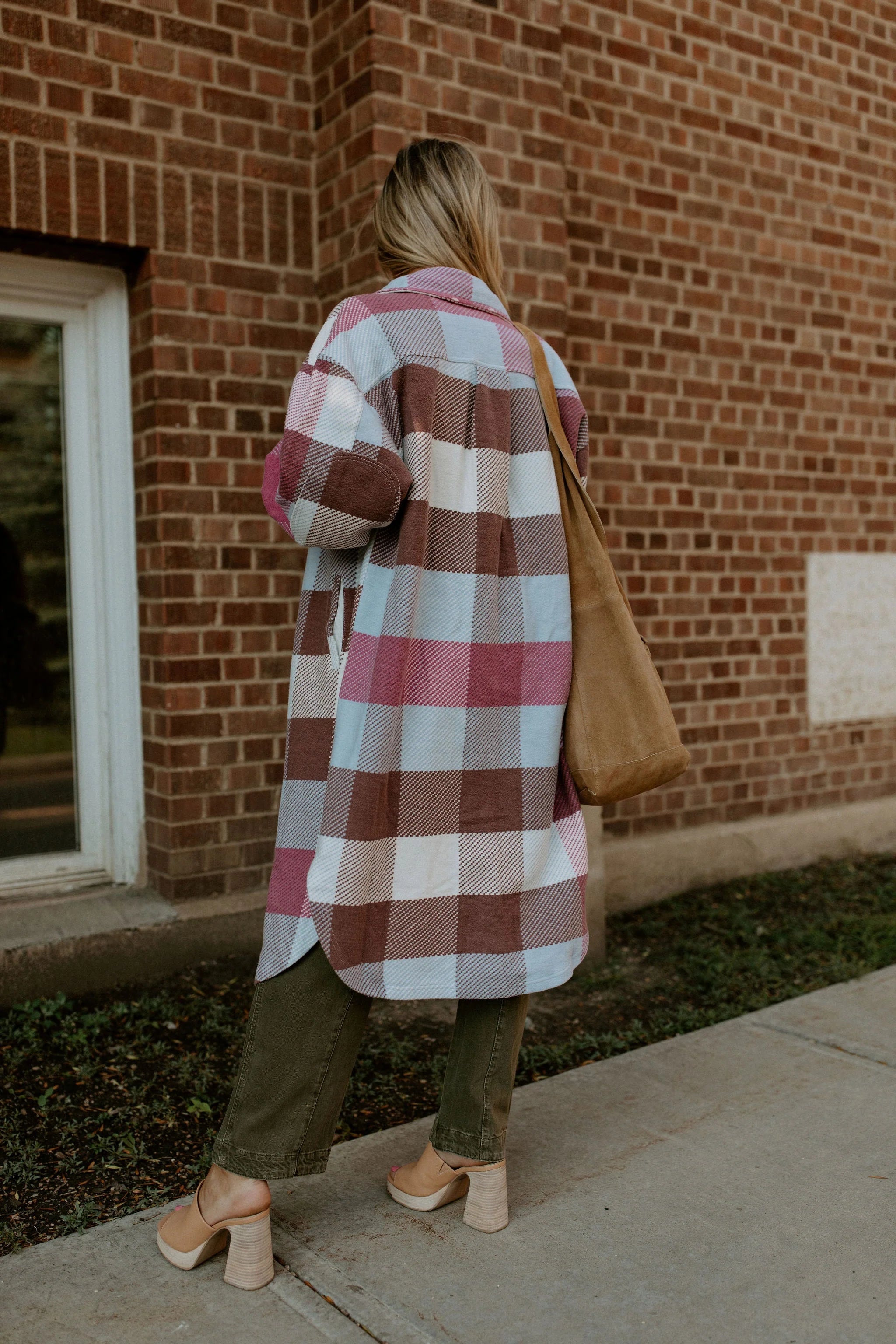 FREE PEOPLE Plaid RUBY Oversize Shacket