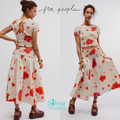 FREE PEOPLE 2pc CARINO Floral Set