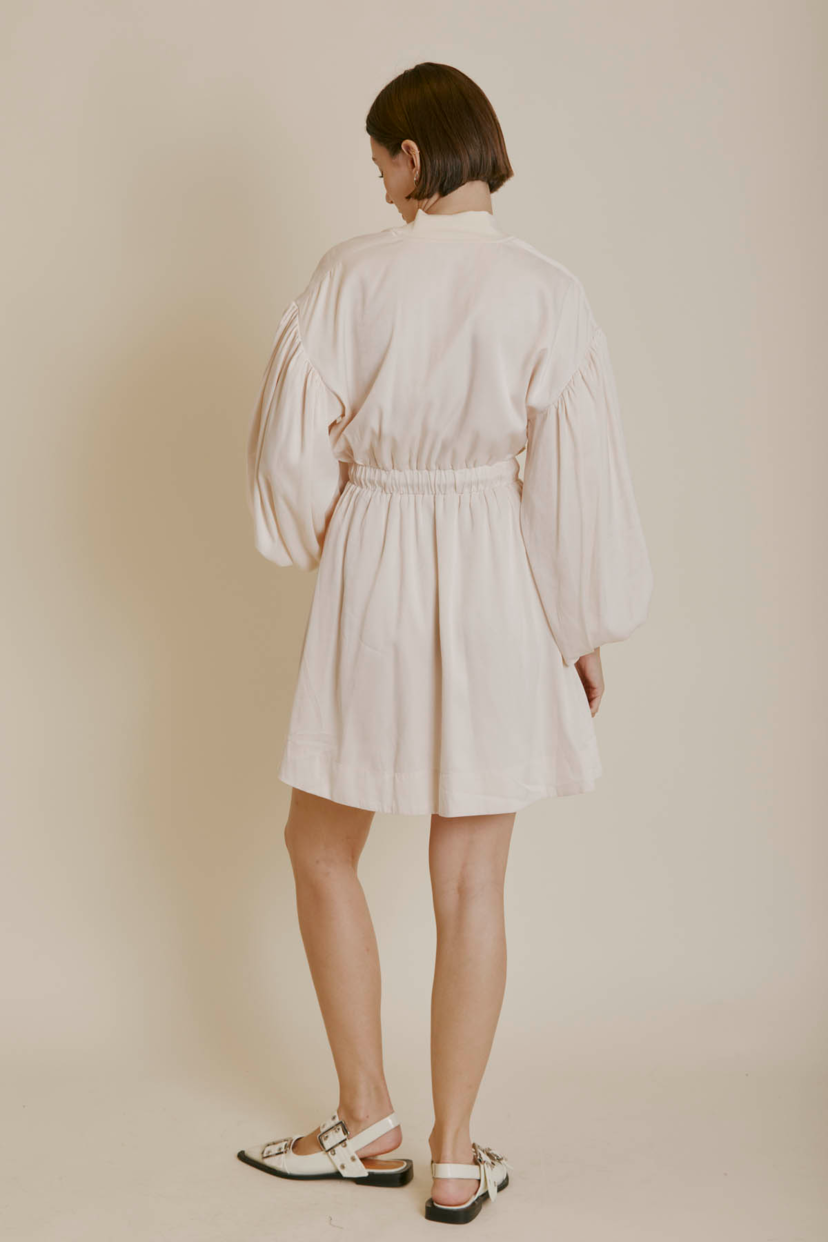 AUREUM Satin HALCYON Utility Mini Dress