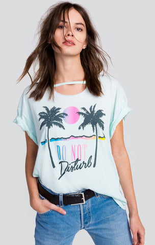 WILDFOX COUTURE Do Not Disturb Rivo Tee