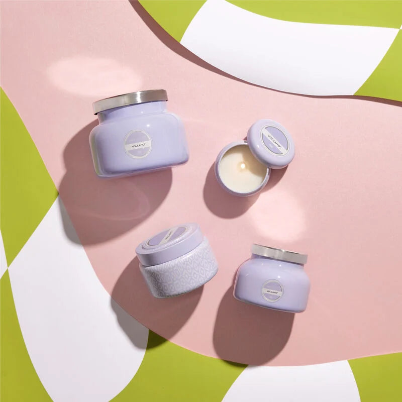 CAPRI BLUE 3oz VOLCANO Mini Tin Candle