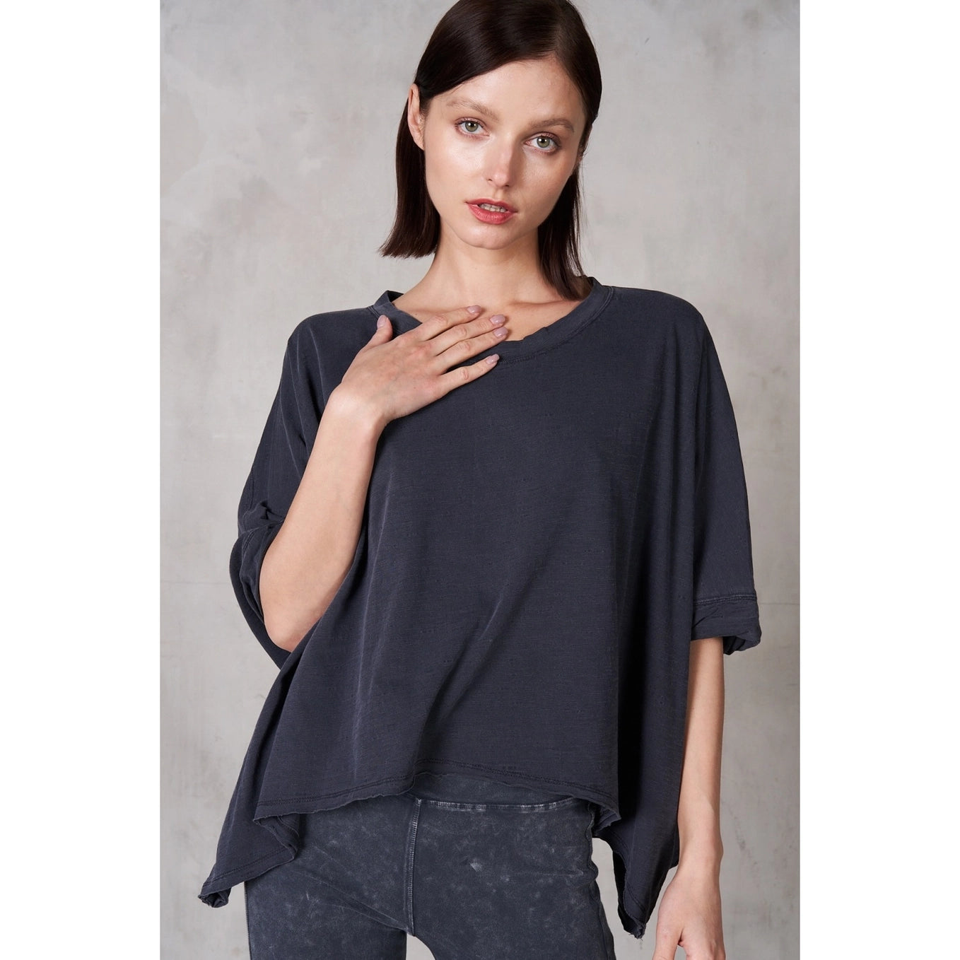 FREE TO BE HalfSleeve MinWash Boxy Tee