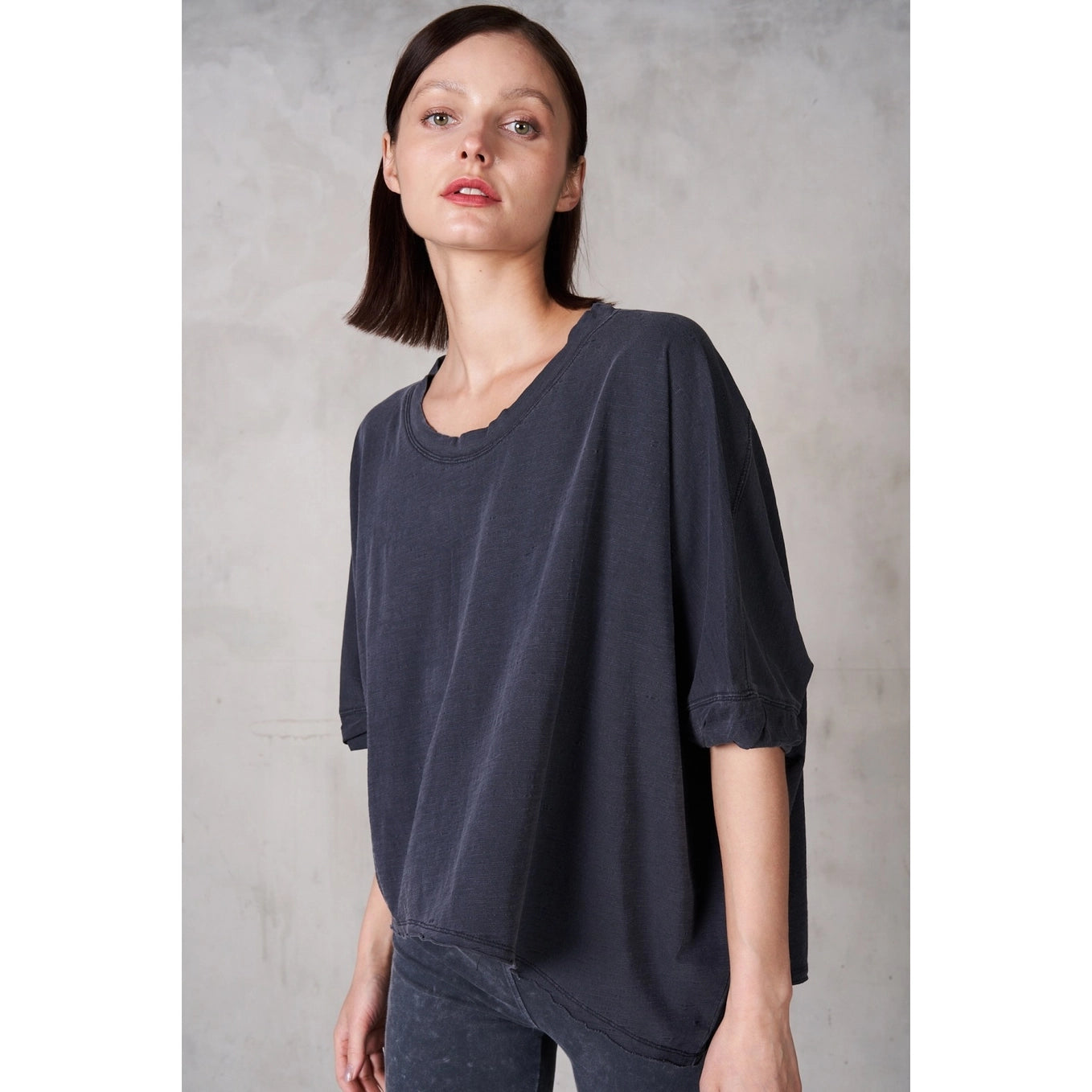 FREE TO BE HalfSleeve MinWash Boxy Tee