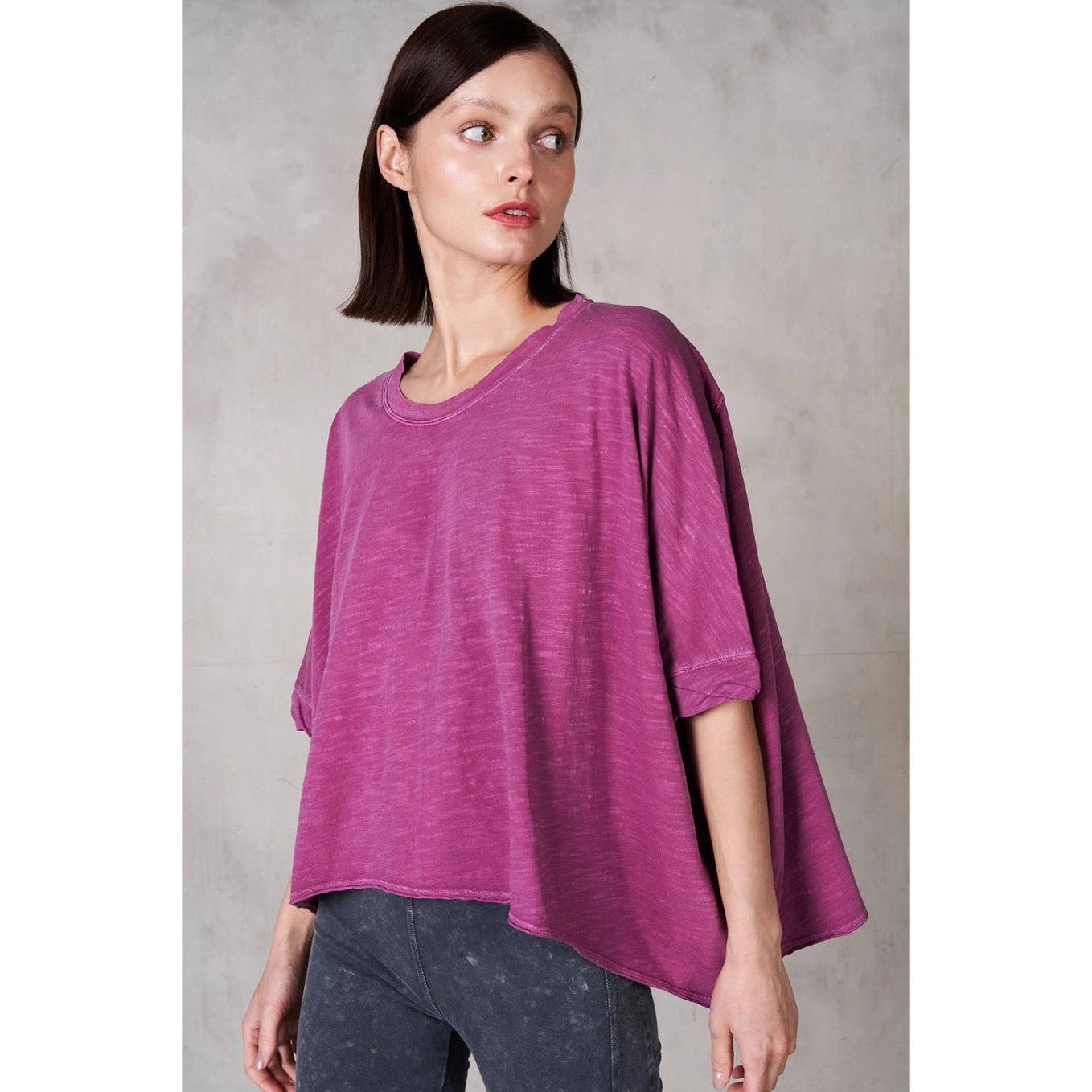 FREE TO BE HalfSleeve MinWash Boxy Tee