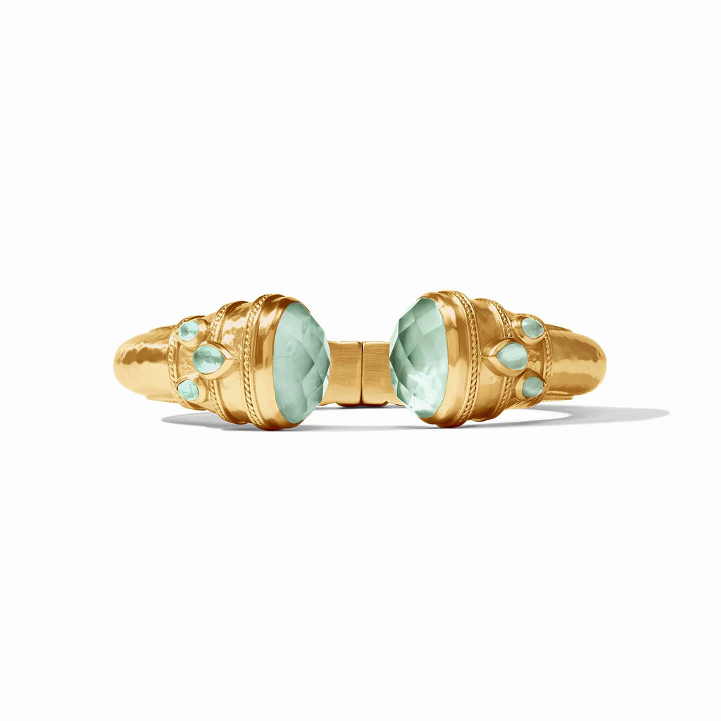 JULIE VOS Iridescent Aquamarine CANNES Cuff Bracelet