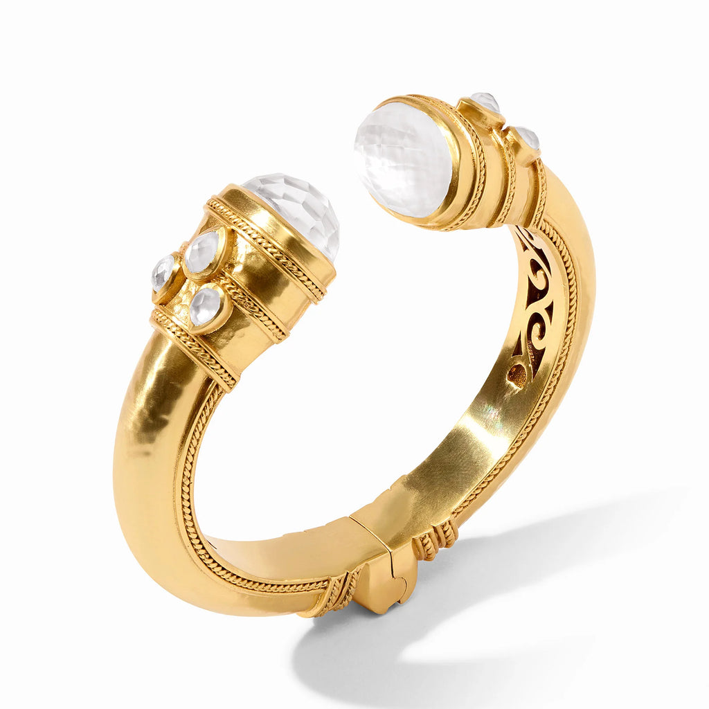 JULIE VOS Iridescent Aquamarine CANNES Cuff Bracelet