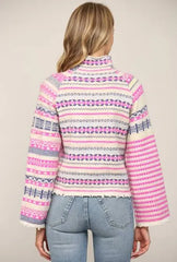 *AFFIRM Distressed Patchwork Fair Isle Sweater