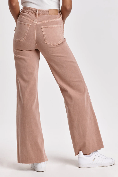 DEAR JOHN Super High-Rise FIONA Raw Hem Flare Jean