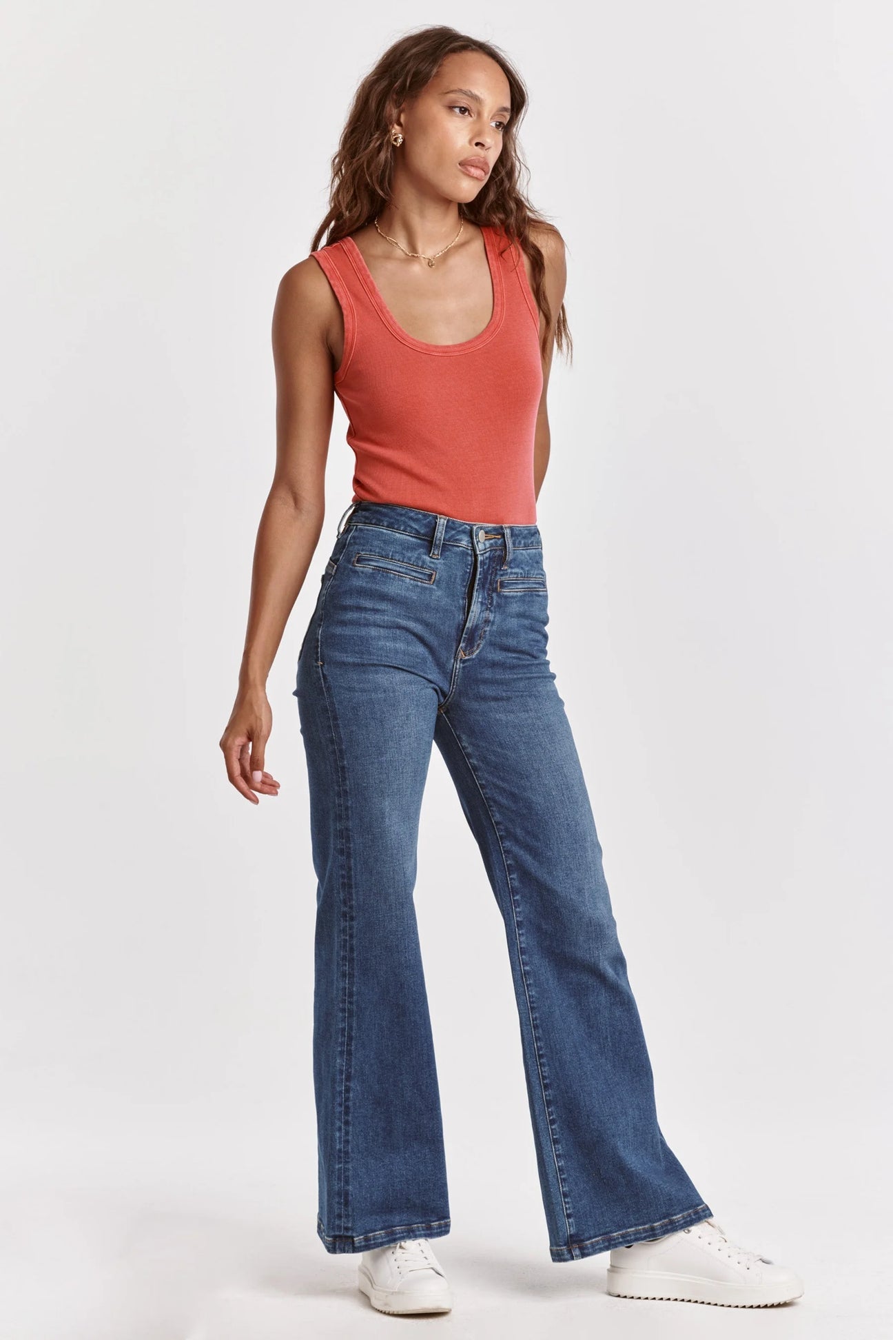 DEAR JOHN Super High Rise FIONA Stretch Flare Jean
