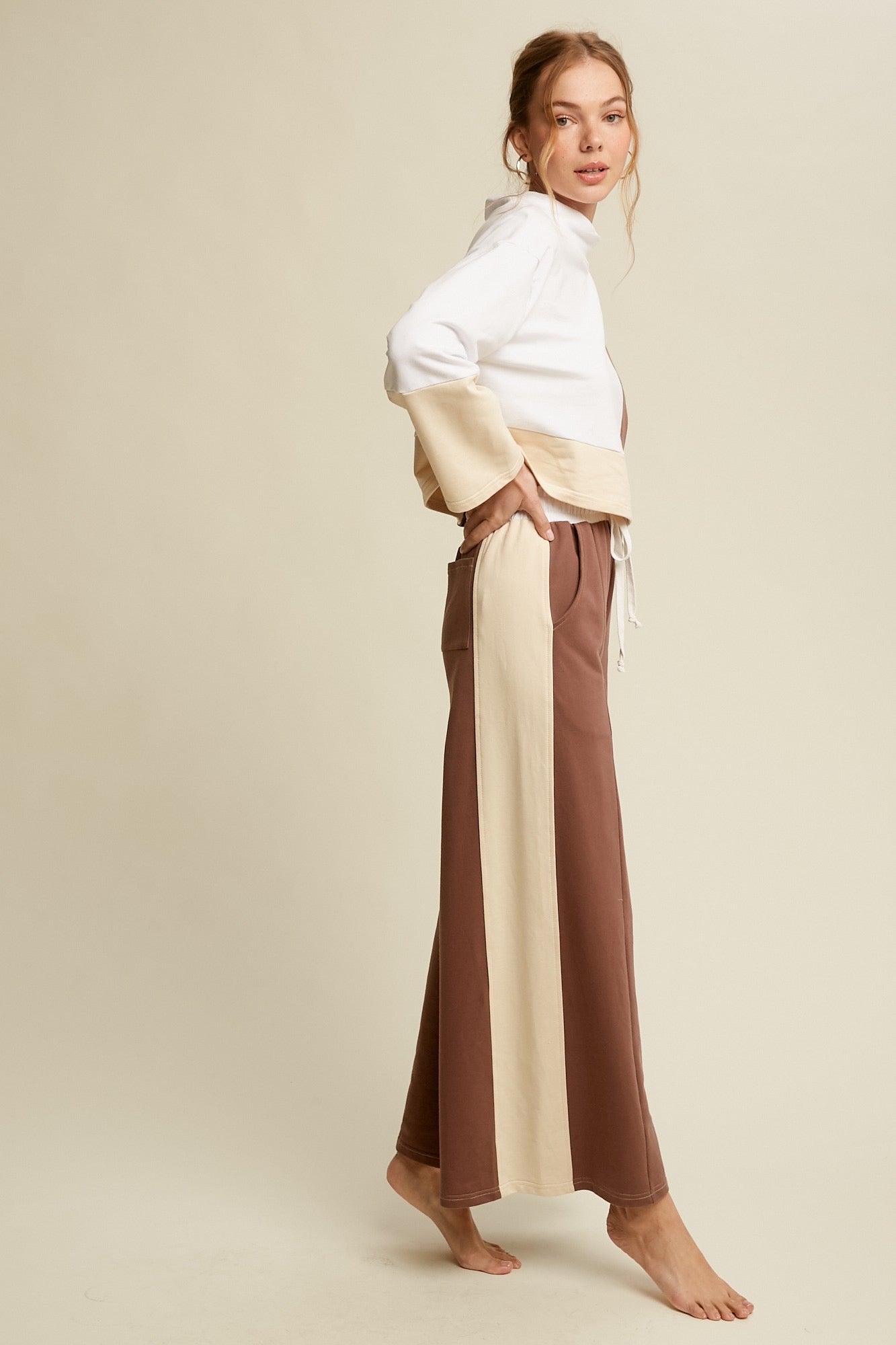 GRAYSON 2-Piece ColorBlock PullOver/Pant Outfit