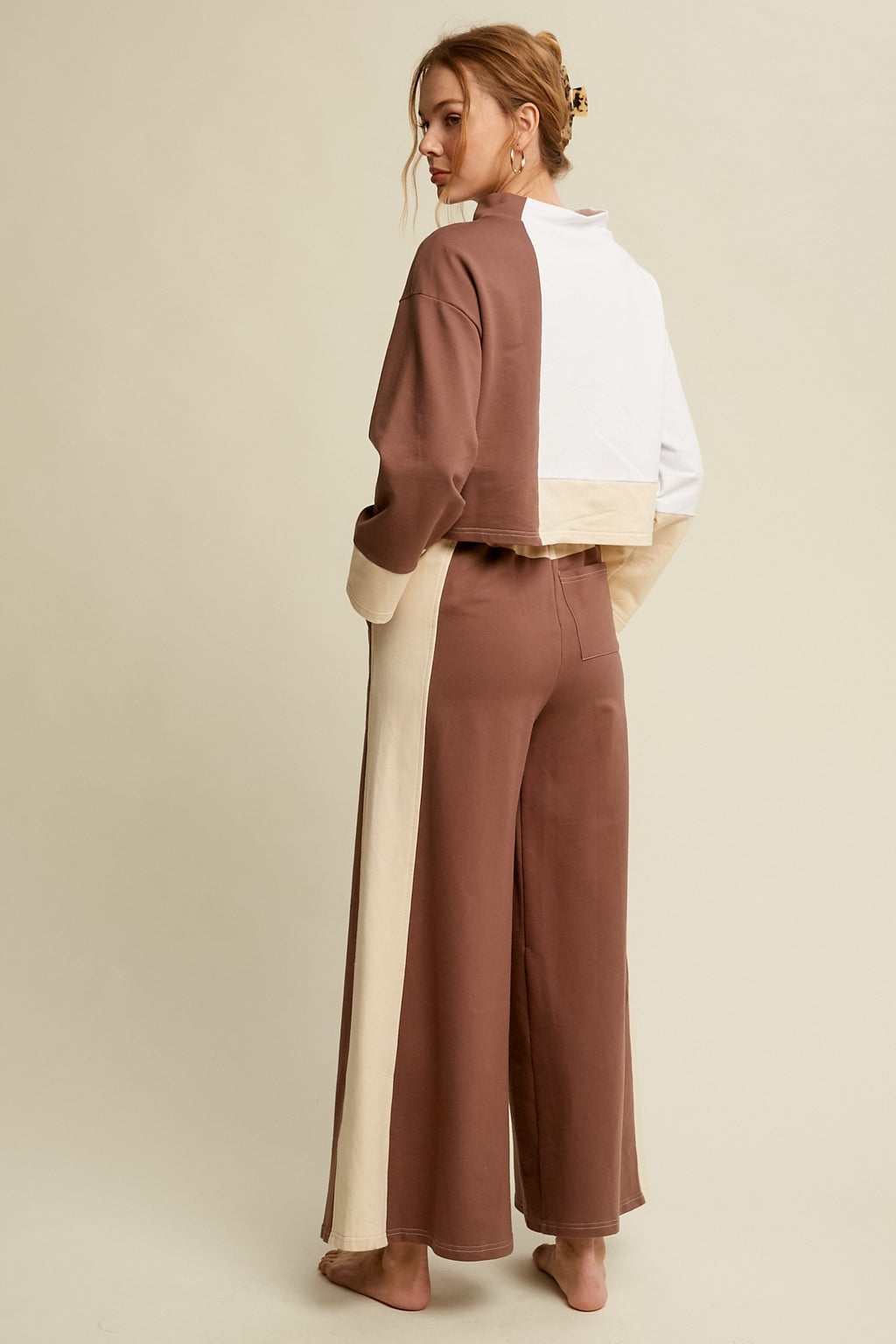 GRAYSON 2-Piece ColorBlock PullOver/Pant Outfit