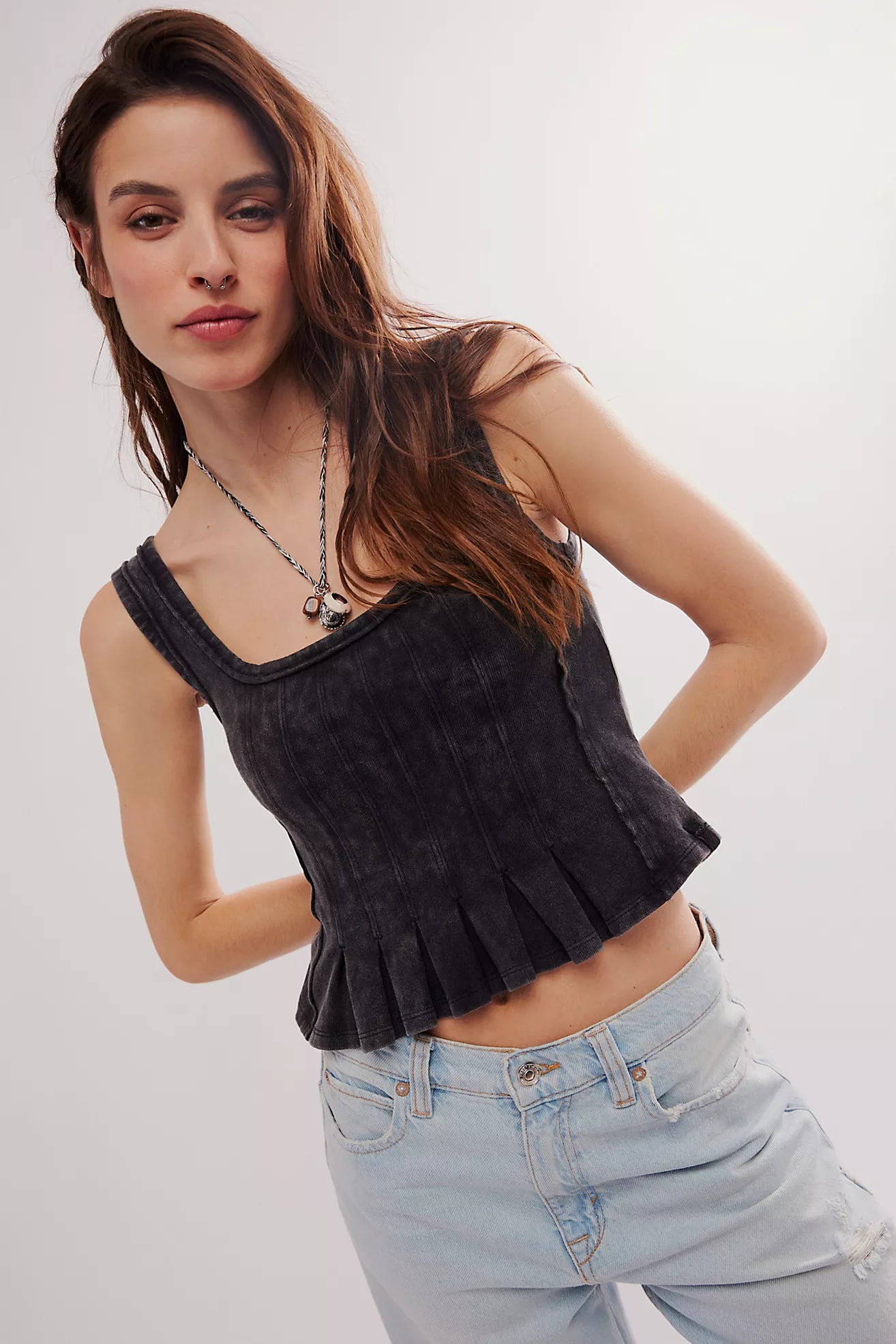 FREE PEOPLE MinWash ROLLER Tank Top