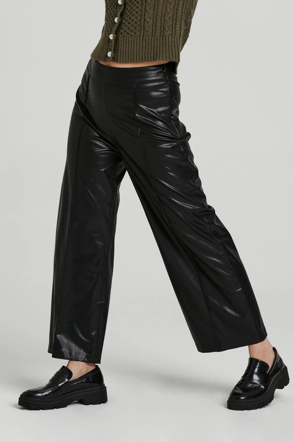ANOTHER LOVE VeganLeather SPARKLE GAUCHO Pant