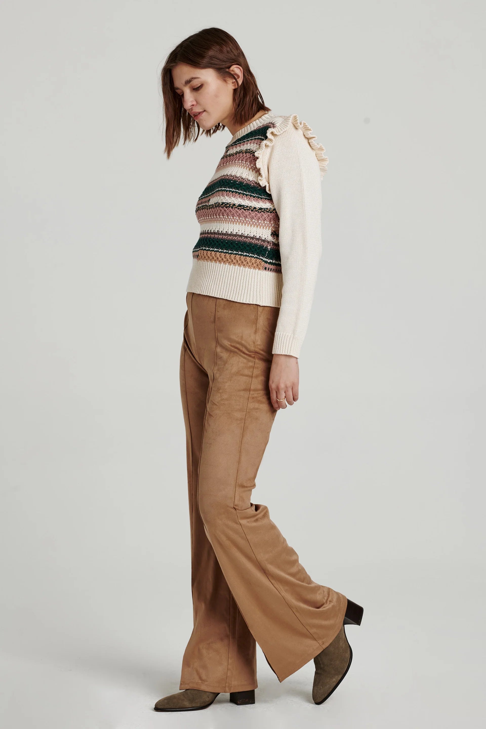 ANOTHER LOVE Flare FALLON SlitHem Pant